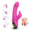Wibrator królik z masażerem łechtaczki 22cm 9 tryb